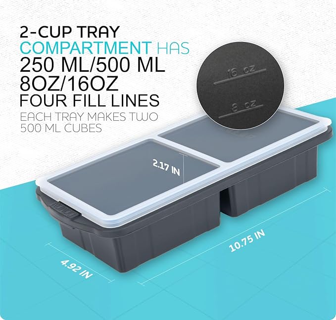 XOMOO Silicone Freezer Tray - Image 4
