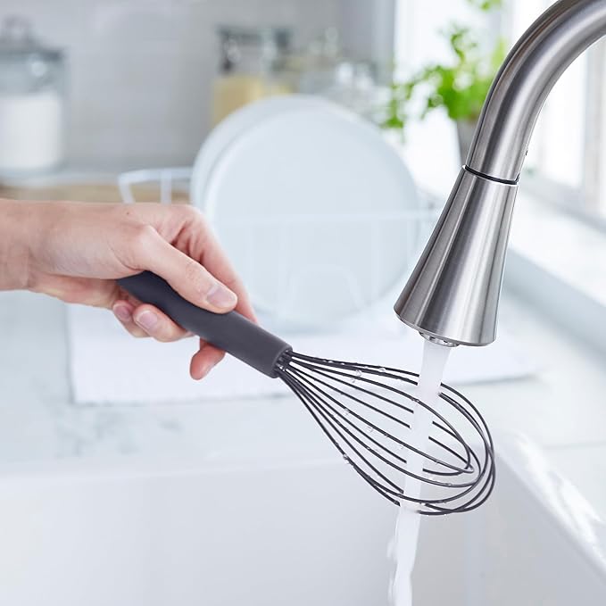 GreenPan Silicone Whisk, Mixing Blending Beating Stirring Cooking Kitchen - Image 4