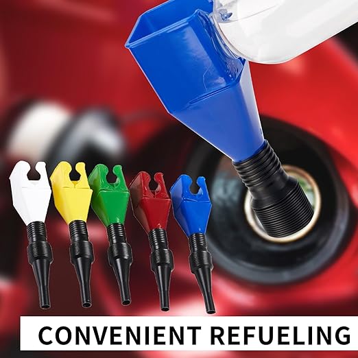 Funnels for Automotive Use, Flexible Draining Tool Snap Funnel, Oil Snap for - Image 2