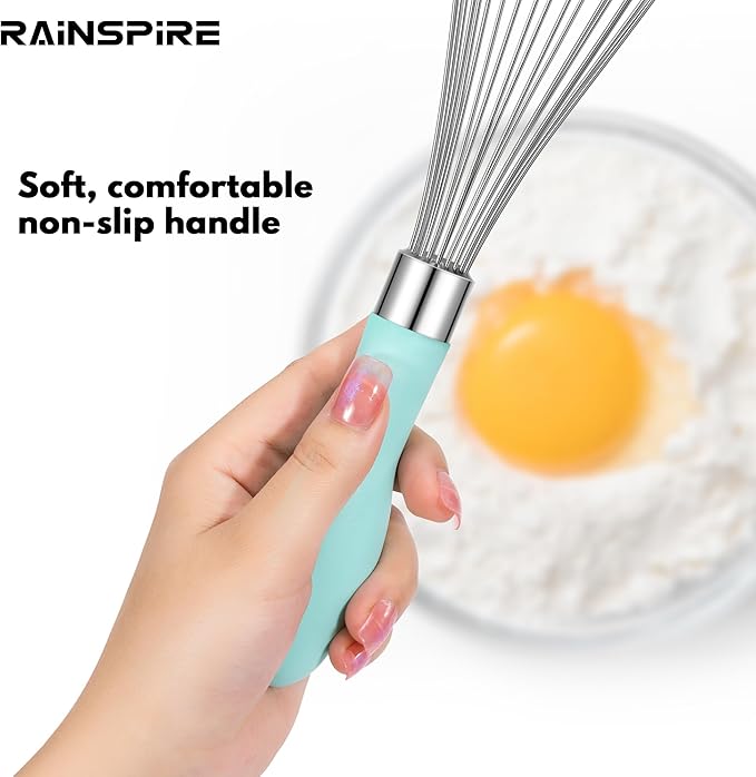 Rainspire 12-Inch Wire Whisk Stainless Steel, Balloon Whisks - Image 4