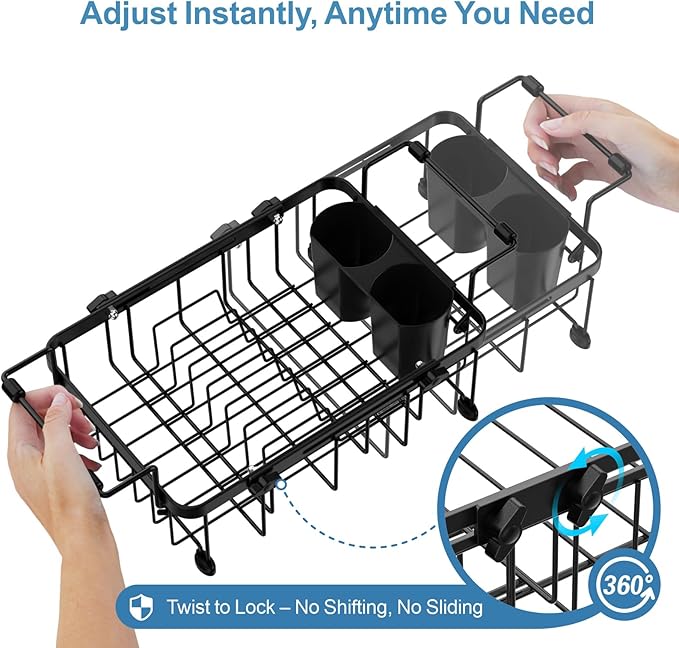 iSPECLE Small Sink Dish Drying Rack - Image 8
