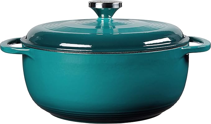 Lodge 4.5 Quart Enameled Cast Iron Dutch Oven - Image 2