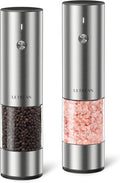 Ultrean Salt and Pepper Grinder Set, Rechargeable Salt and Pepper Shakers by Ultrean