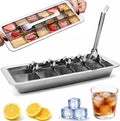 Stainless Steel Ice Cube Trays, Metal Ice Cube Trays by Unknown