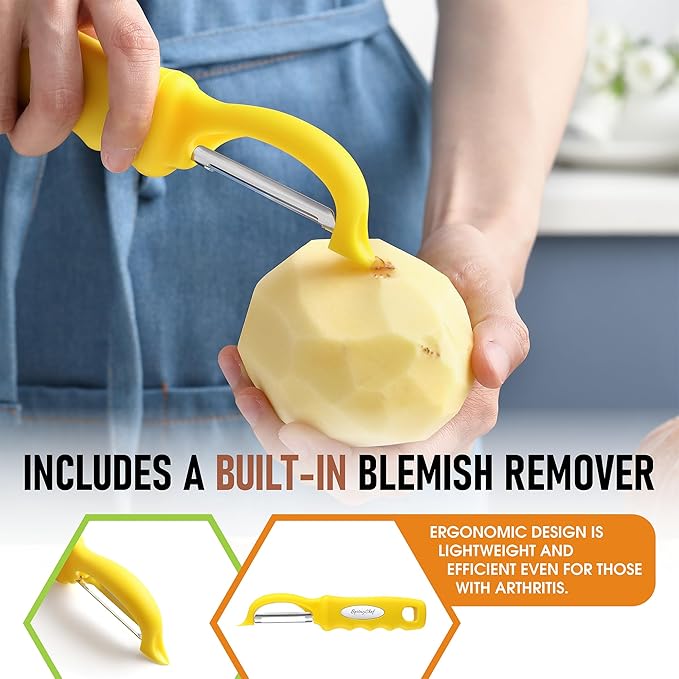 Spring Chef Premium Swivel Potato Peeler - Image 5