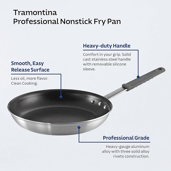 Tramontina Professional 14-Inch Non Stick Extra Large Frying Pan, Heavy-Gauge - Image 4