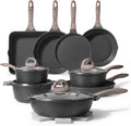 JEETEE Pots and Pans Set Non Stick 23pcs, Healthy Kitchen Cookware Sets by JEETEE