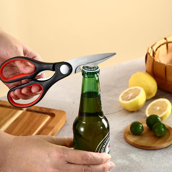 LIVINGO 8" Kitchen Scissors All Purpose - Image 6