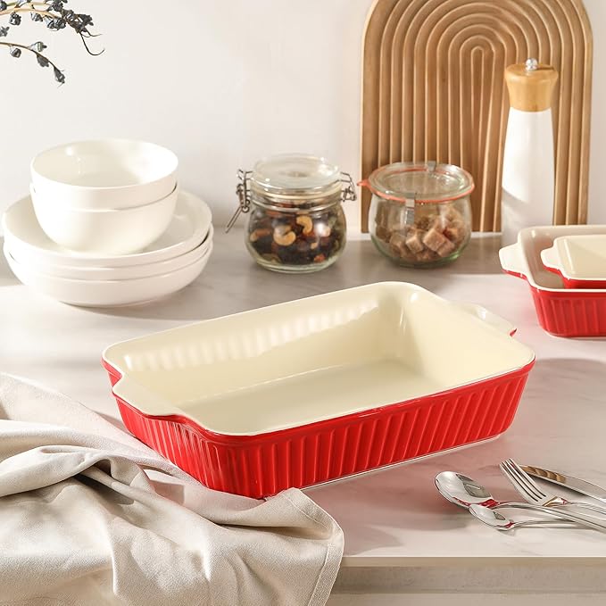 DOWAN Casserole Dishes for Oven, 135 oz Capacity - Image 7