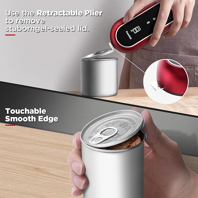 Canslab Turbo - Auto Shut Off Rechargeable Electric Can Openers - LED Battery - Image 6