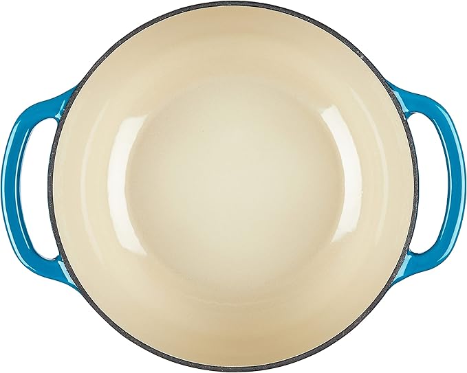 Lodge 4.5 Quart Enameled Cast Iron Dutch Oven - Image 3