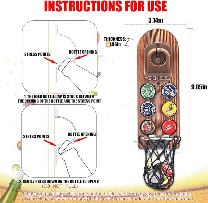 Wooden Beer Bottle Openers - Image 3
