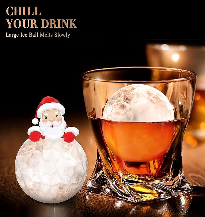 Round Ice Cube Mold with Lid - Image 2