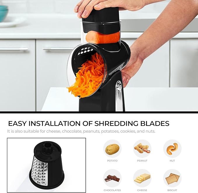 SUSTEAS Rotary Cheese Grater - Image 4