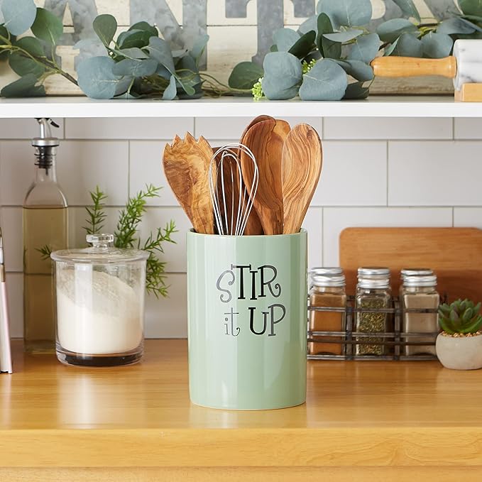 DII Kitchen Accessories Retro Collection Ceramics, Utensil Holder - Image 4