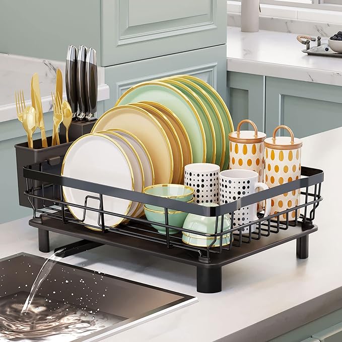 AIDERLY Iron Dish Drying Rack by AIDERLY