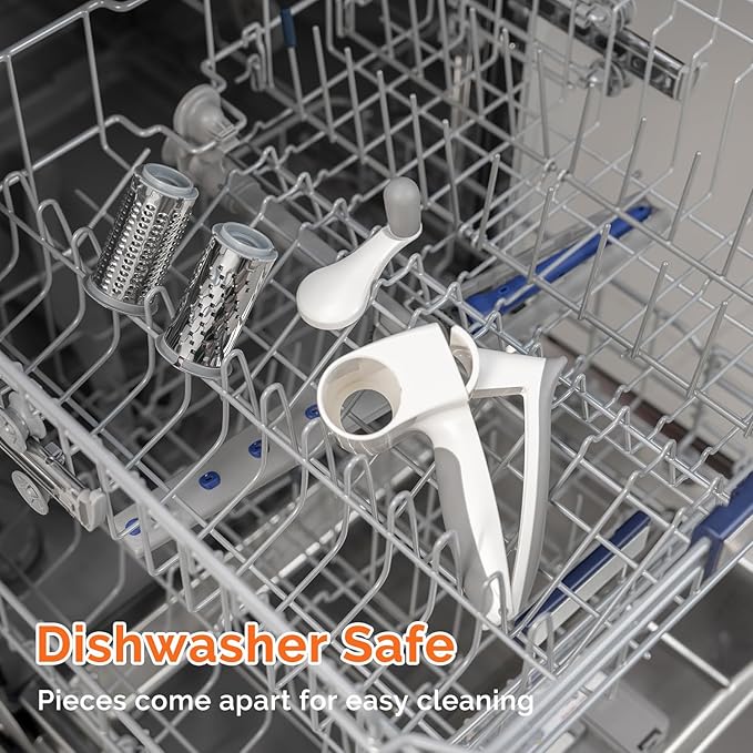UHIYEE Patented Rotary Parmesan Cheese Grater, Hand Crank Cheese Shredder - Image 8