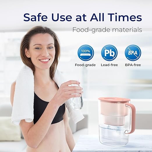 Waterdrop PT-07R Water Filter Pitcher, NSF Certified, 200-Gallon Long-Life - Image 8