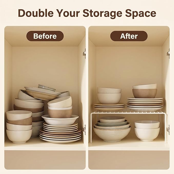 iPEGTOP Kitchen Cabinet Storage Shelf Rack - Image 7