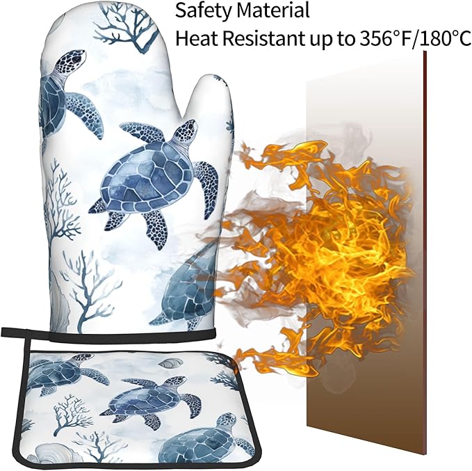 Nautical Oven Mitts for Women - Image 5