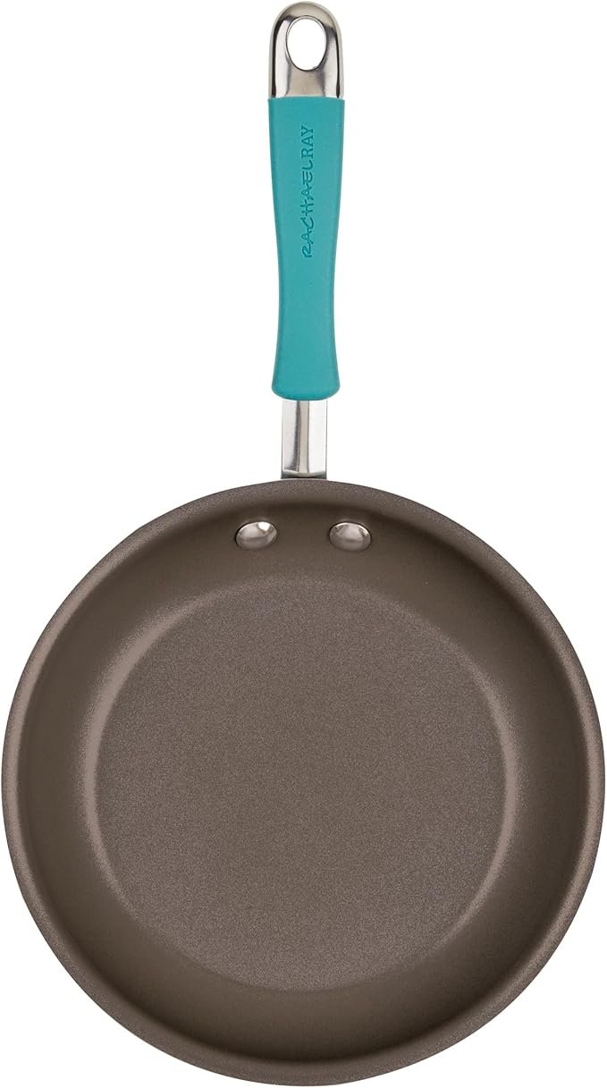 Rachael Ray Cook + Create Nonstick Frying Pan/Skillet, 8.5 Inch, Agave Blue - Image 10