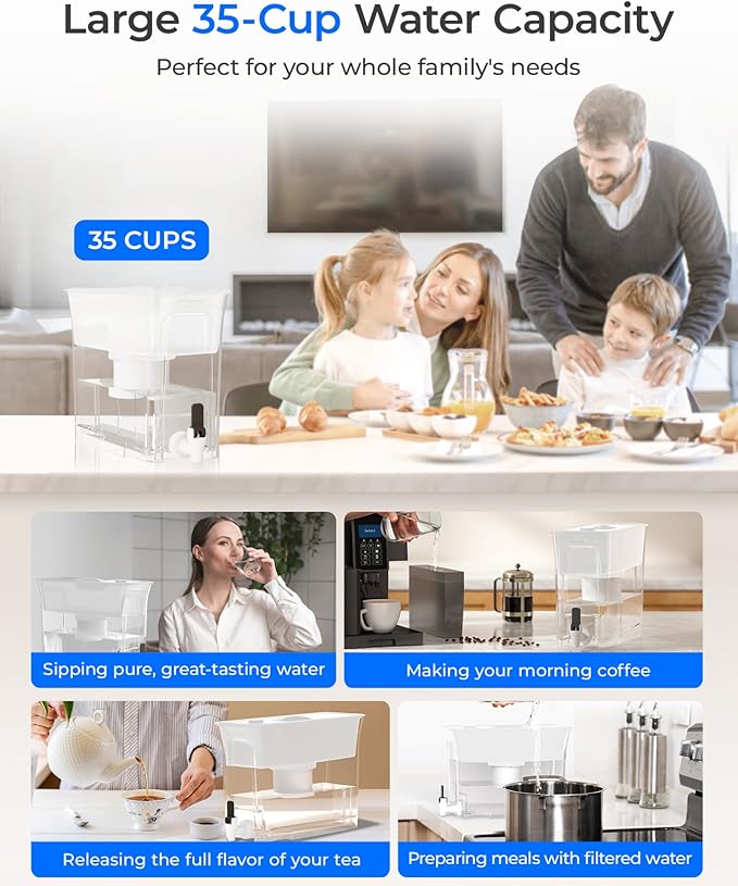 Waterdrop Fluoride-Reducing Water Filter Dispenser, 150-Gallon Long-Life - Image 5