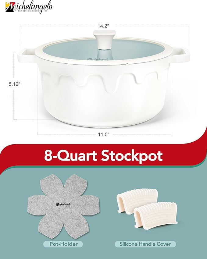 MICHELANGELO 8-Quart Soup Pot - Image 2