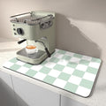 Dish Drying Mat for Kitchen Counter, Absorbent Stain-Resistant Countertop by BLESWIN