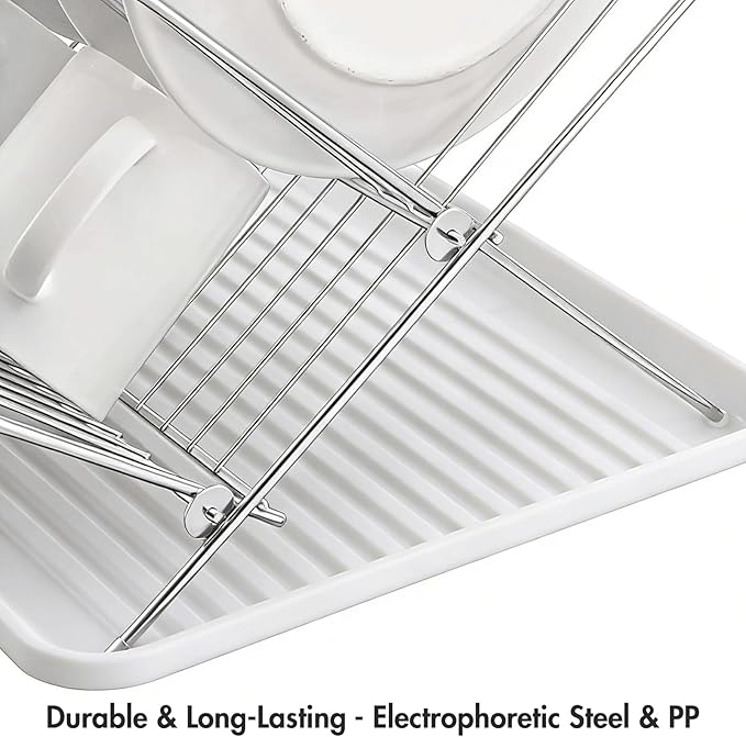 Youeon Foldable Dish Drying Rack - Image 5