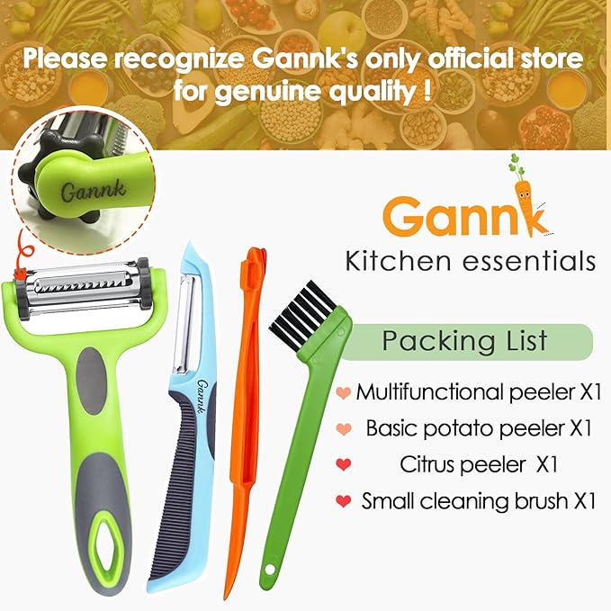 GANNK Potato Apple Vegetable Peelers - Image 6