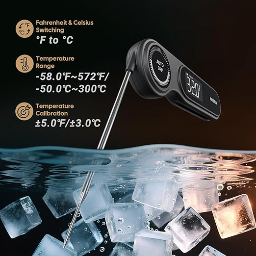 0.5 Seconds Rechargeable Instant Read Meat Thermometer - Image 3