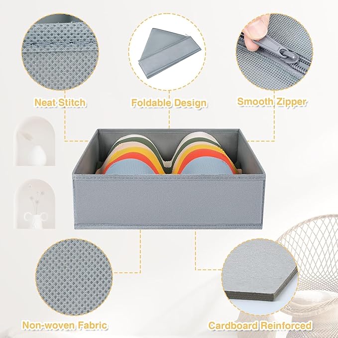 DIMJ Drawer Organizer Clothes 18 Pack - Image 3