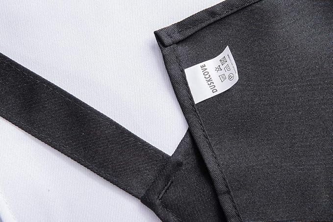 DUSKCOVE 12 Pack Plain Bib Aprons - Image 7
