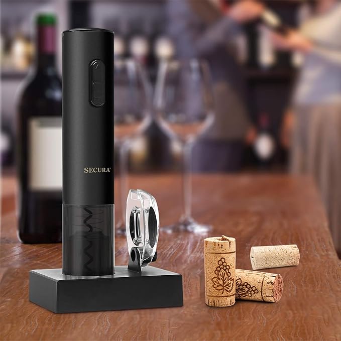 Secura Electric Wine Opener, Automatic Electric Wine Bottle Corkscrew Opener - Image 6