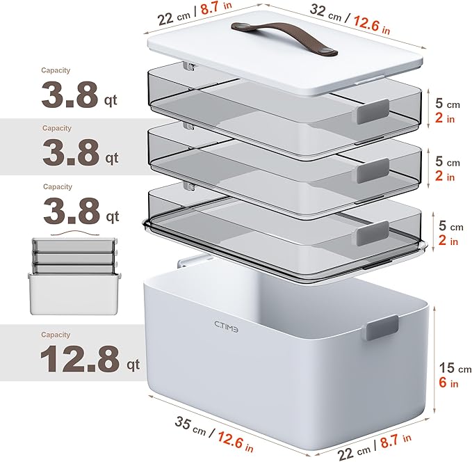 CTIME 4-Tier XL Medicine Organizer - Image 4