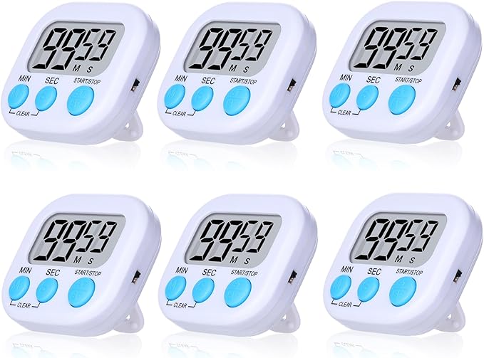 Mwellewm 6 Packs Digital Timers by Mwellewm