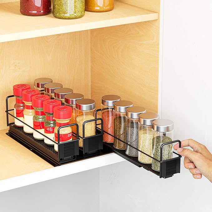 SpaceAid Pull Out Spice Rack Organizer - Image 5