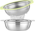 Colander Stainless Steel Microporous, 5QT Large Capacity Rice Washer by Unknown