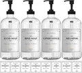 Sunrise Premium 16 OZ Clear Glass Soap Dispenser by SunrisePremium