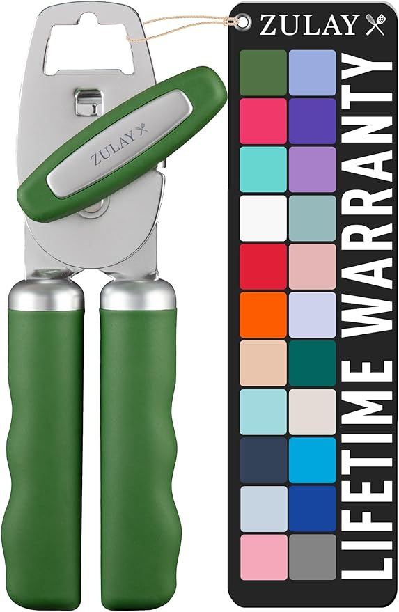 Zulay Kitchen Heavy Duty Stainless Steel Can Opener Manual by ZulayKitchen