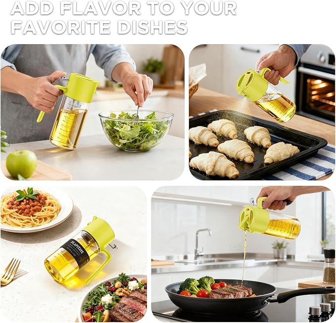 PLAPITATE 17oz/500ml Premium Olive Oil Sprayer - Image 7