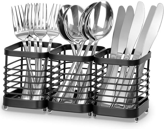 Utensil Holder, Stainless Steel Utensil Drying Rack by IWNTWY