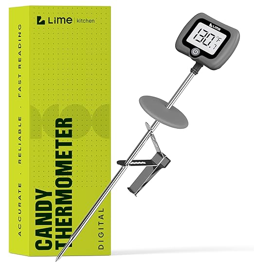 Digital Candy Thermometer with Pot Clip, Instant Read Kitchen Thermometer by Craft911byLIME