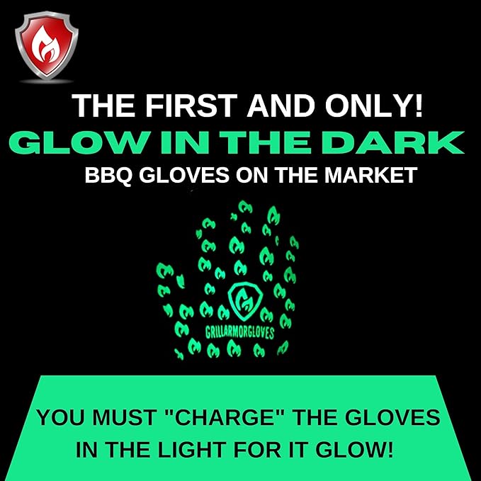 Grill Armor Oven Gloves with Fingers – 932°F Heat, Fire & Cut Resistant Mitts - Image 2