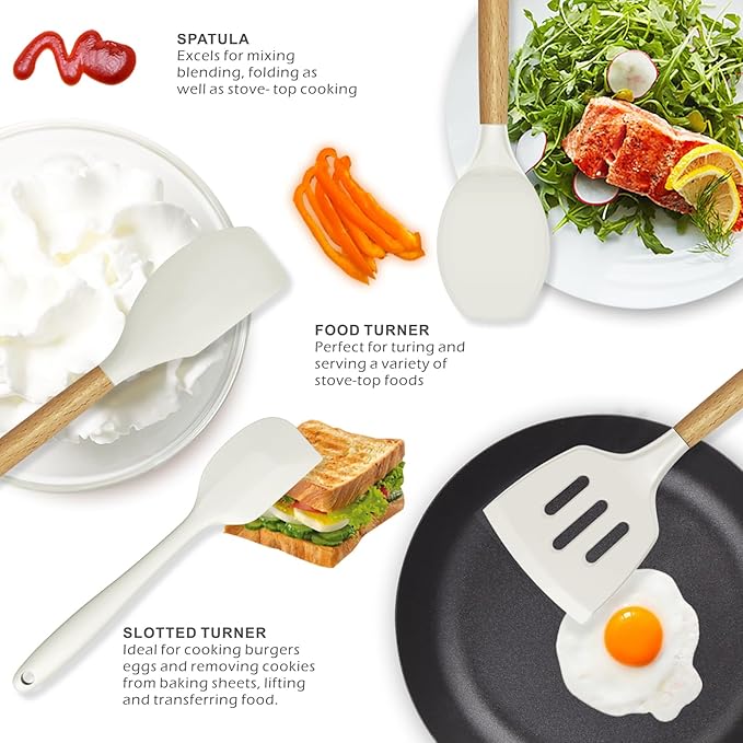 oannao Silicone Cooking Utensils Set - Image 4