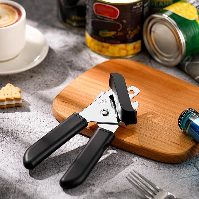 Gisafai 8 Pcs Can Opener, 3-in-1 Multifunctional Manual Can Openers, Stainless - Image 3