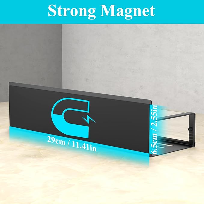 HuggieGems 4 Pack Magnetic Spice Storage Rack Organizer - Image 3