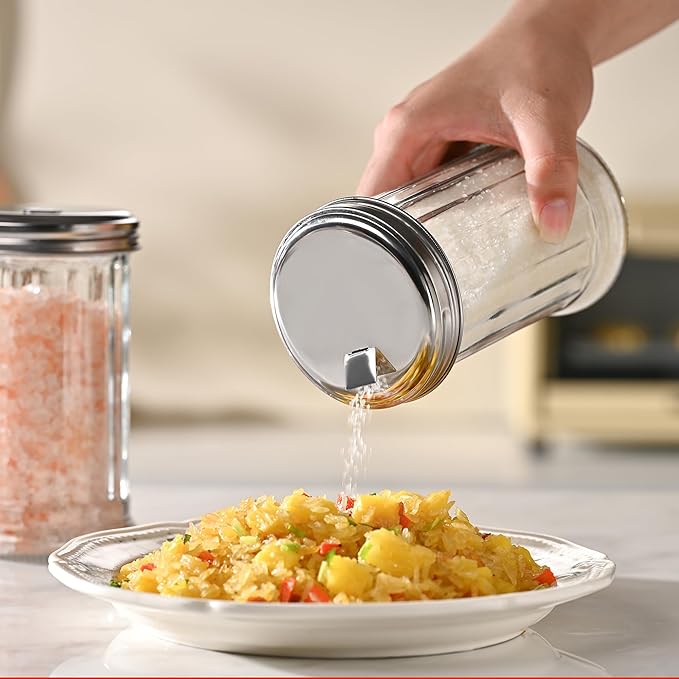 Fox Run Classic Glass Sugar Shaker, 12 Ounce Salt and Sugar Container - Image 3
