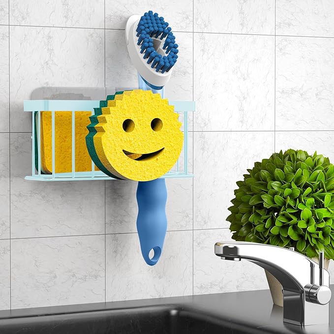 MURLONG Sponge Holder Smiley Face, Sink Caddy - Image 6