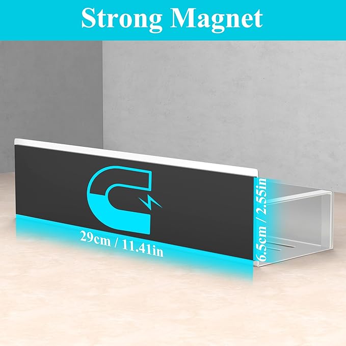 HuggieGems 4 Pack Magnetic Spice Storage Rack Organizer - Image 3